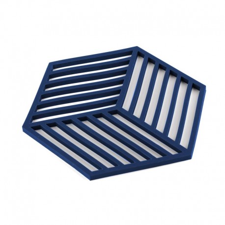 Davis & Waddell Silicone Trivet - Hexagon Blue