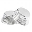 Roberts Mini Foil Cupcake Cases Silver - 30 Pack