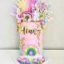 Cake Top Unicorn Raimbow Balls 23pc