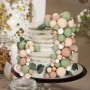 Cake Topper Balls 108pc - Earthy Tones