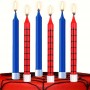 Spiderman Themed Candles 6pc Pack