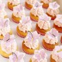 Cake Topper Rnd Top/Butterflies 23pc