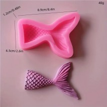 Cake Craft Mermaid Tail Silicone Mould - Small