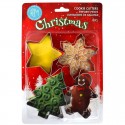 D.Line Christmas Cookie Cutters - 4 piece set