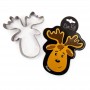 Coo Kie Reindeer Face Cookie Cutter