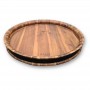 Cerve Wine Barrel Top Serving Tray/Grazing Board 60cm