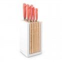 Wusthof Classic Colour 8pc Knife Block Set Coral