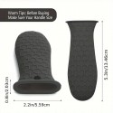 Silicone Pot Handle Cover 15.5x5cm Black