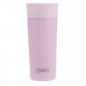 Oasis Stainless Steel Double Wall Insulated Travel Mug 360ml - Carnation