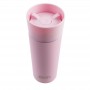 Oasis Stainless Steel Double Wall Insulated Travel Mug 360ml - Carnation