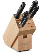 Wusthof Classic Knife Block Set 6 Piece - Paring, Bread, Carving, Cooks Knife