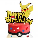 Cake Topper Pokemon Pikachu 1pc