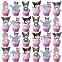 Kuromi Cupcake Toppers 24pc