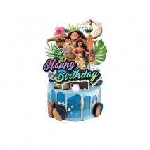 Cake Topper Moana 1pc