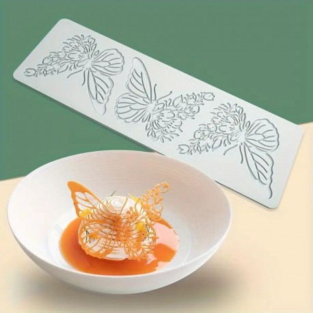 Cake Lace Silicone Mat Butterfly 3 cavit