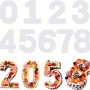 Number Templates 12 inch 9pc