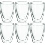 Avanti Caffe Twin Wall Glass 250ml 6pc