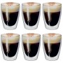 Avanti Caffe Twin Wall Glass 250ml 6pc