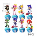 Cupcake Topper Sonic & Friends 24pcs