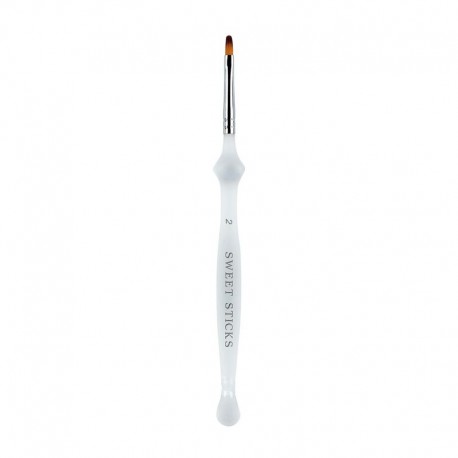 Sweet Sticks Clear Grip Filbert Paint Brush no 2