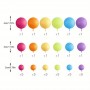 Cake Topper Balls 42pc Assstd Bright