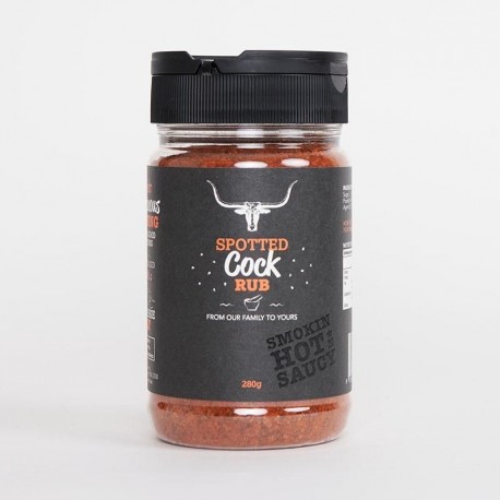 Smokin' Hot N Saucy Spotted Cock Rub 280g