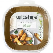 Wiltshire Air Fryer Paper Liners Square - 16cm 50 pack