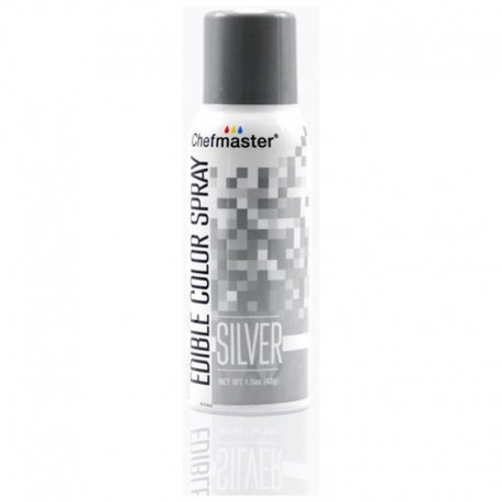 Chefmaster Edible Metallic Silver Spray Paint 42g