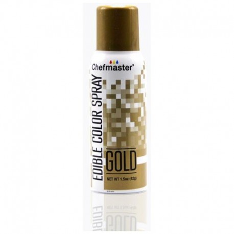 Chefmaster Metallic Gold Spray Paint 42g