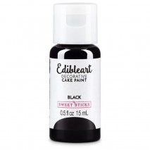 Sweet Sticks Edible Art Cake Paint Black 15ml