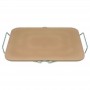 Avanti Pizza Stone with Rack rectangle 30 x 38cm