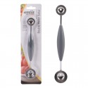 Appetito Stainless Steel Double Melon Baller