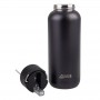 Oasis Ceramic Lined Triple Wall Insulated Moda Bottle - 1L - Black