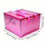 Insulated Cake Carrier 35x35x23cm Pink