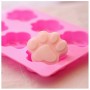 Dog Paw Silicone Mould 6 cavity