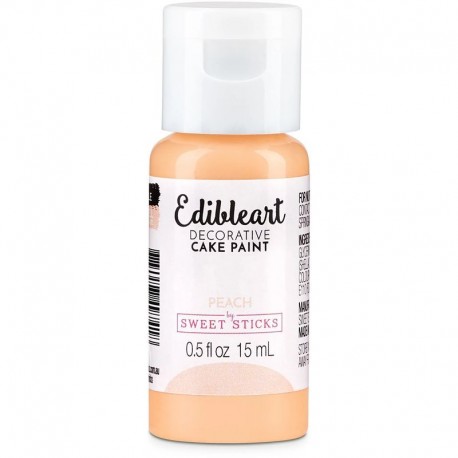 Sweet Sticks Edibleart Cake Paint - Peach - 15ml