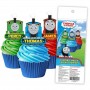 Thomas & Friends Edible Wafer Cupcake Toppers - 16 pieces