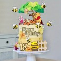 Cake Topper Disney Pooh Honey & Friends 25pc