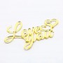 Acr Top Gold Love You 1pc