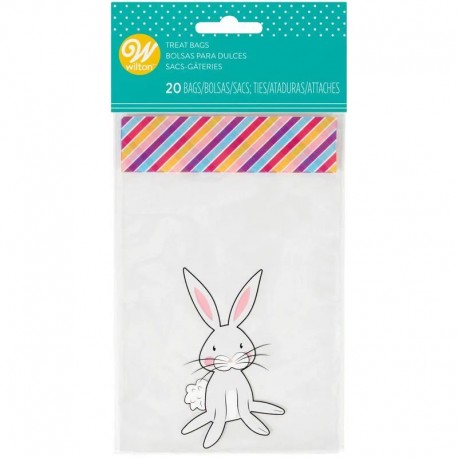 Wilton Easter Bunny Treat Bags - 20 bags