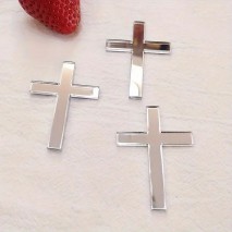 Acr Top Silver Cross 1pc