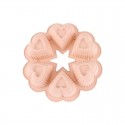 Silicone Cake Mould Heart Wreath