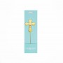 C&C Gold Plated Cake Topper - Cross