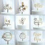 Cake Topper Assorted Budget Wedding 1pc