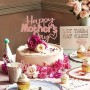 Cake Top RGld Glitter Happy Mothers 13pc