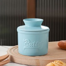 Ceramic Butter Bell Pale Blue