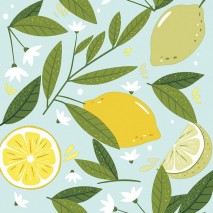 P&D LUNCHEON NAPKINS - Lemon Tree