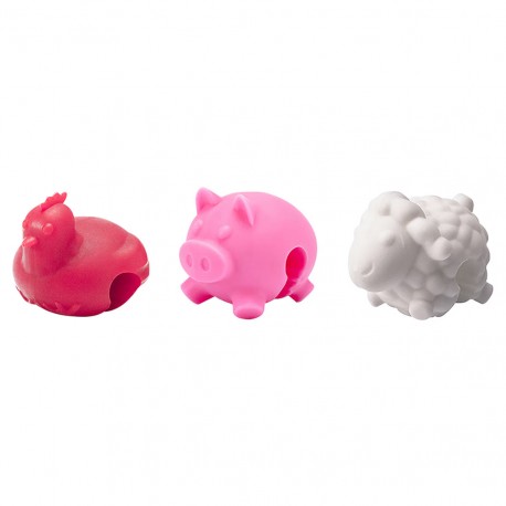 Tovolo Pot Lid Lifters - Farm Animals - Set of 3