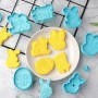 Cake Craft Happy Easter Plunger Cutters Set of 4