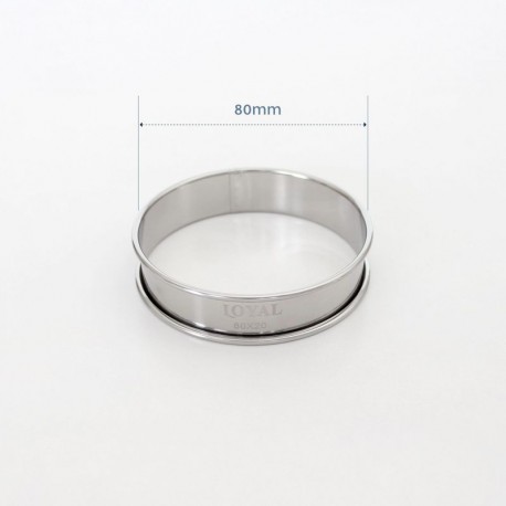 Loyal Crumpet Ring Stainless Steel - 8cm